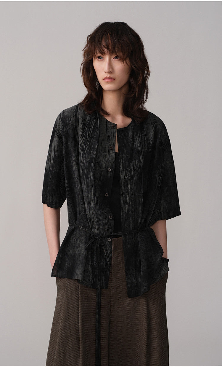 Floral-Print Casual Shirt