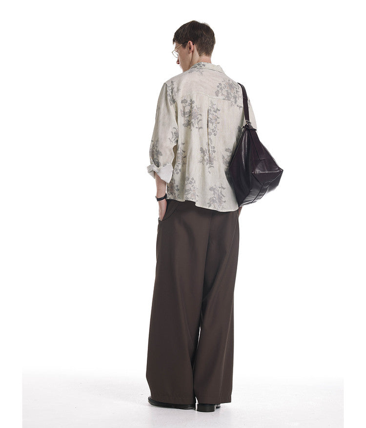 Loose-Fit Floral Shirt