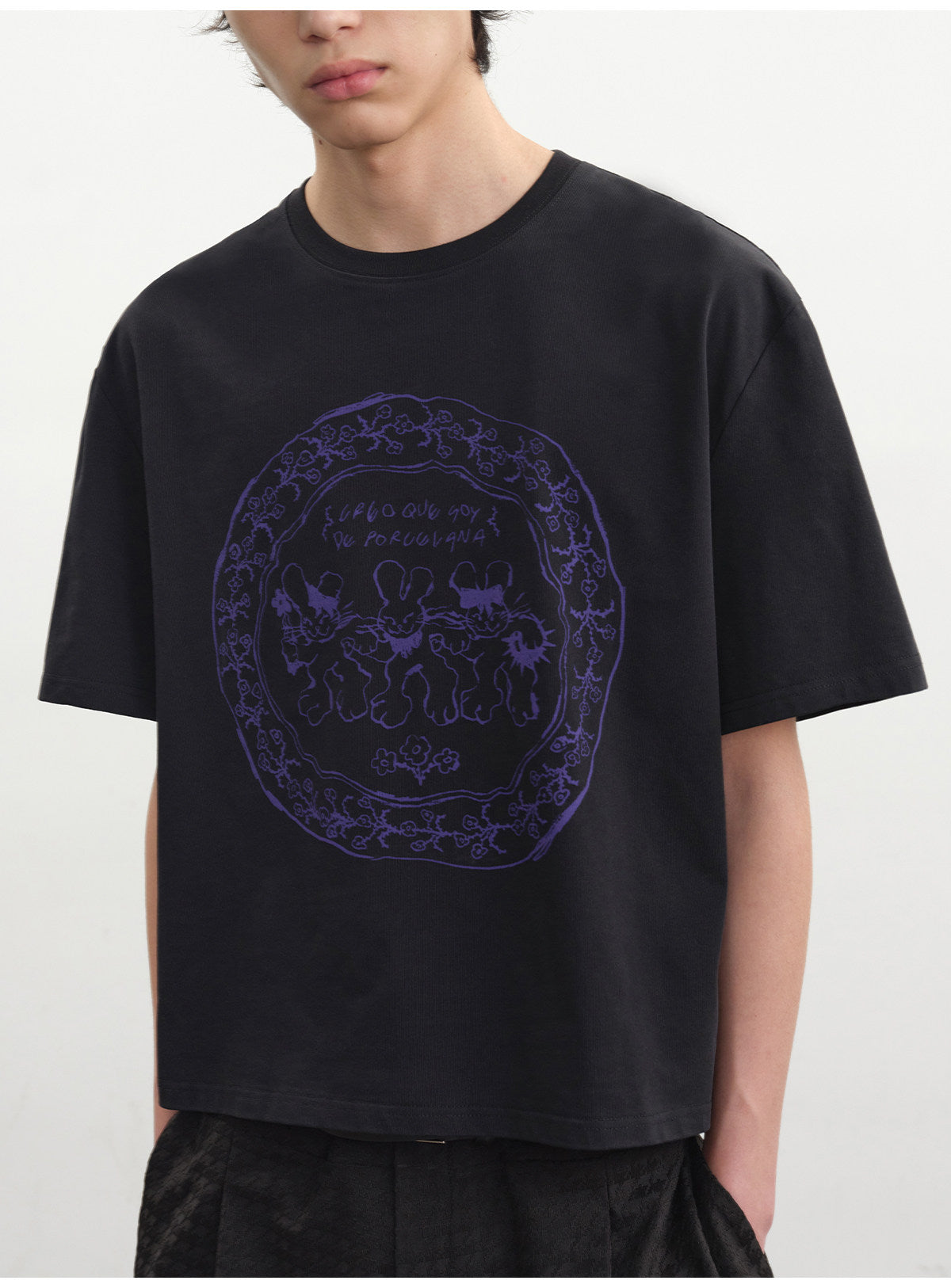 Rabbit Print T-Shirt