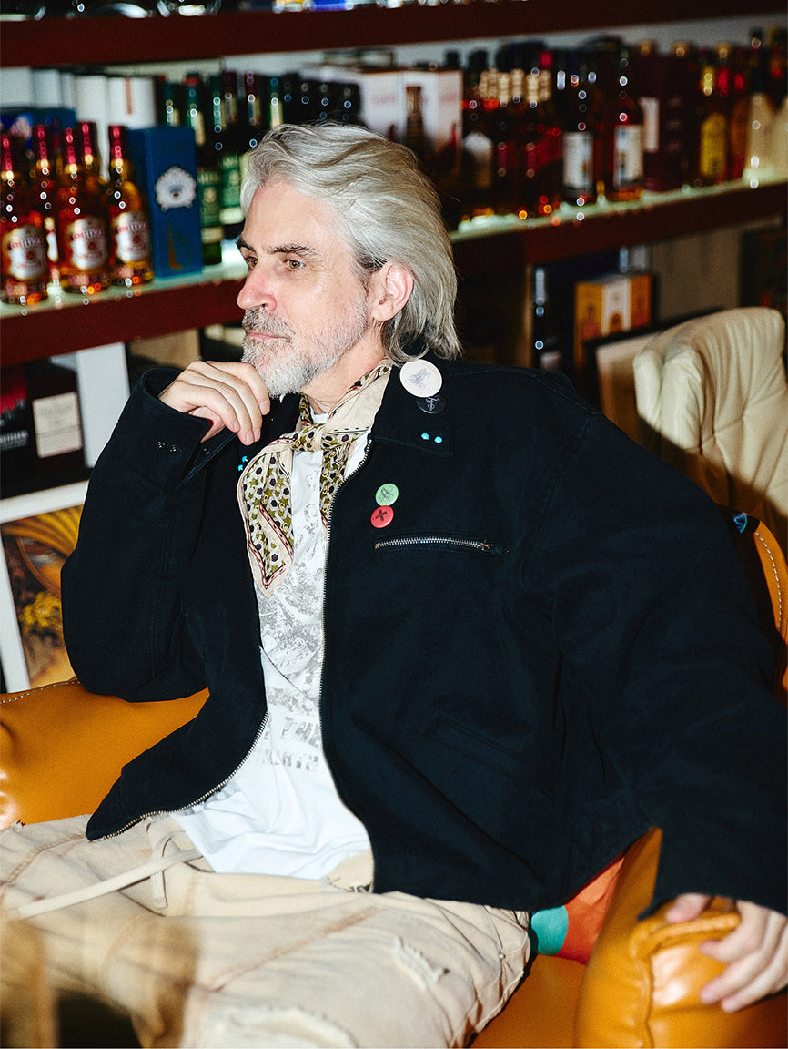 Vintage lapel washed jacket