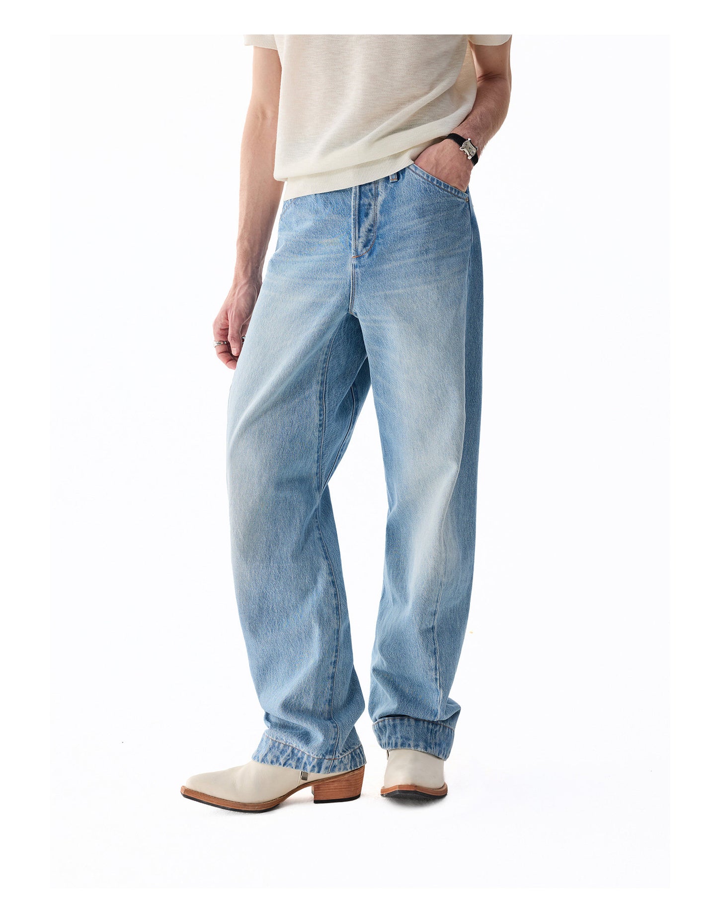 Vintage Washed Blade Jeans