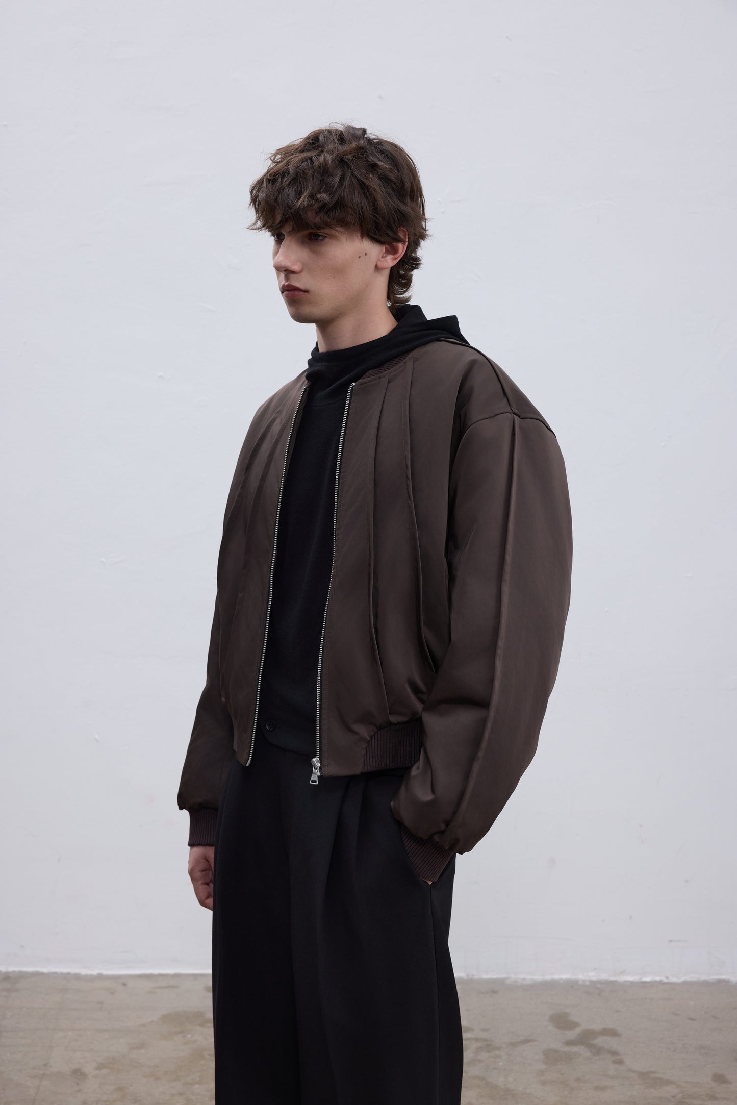 Nylon Bomber Jacket