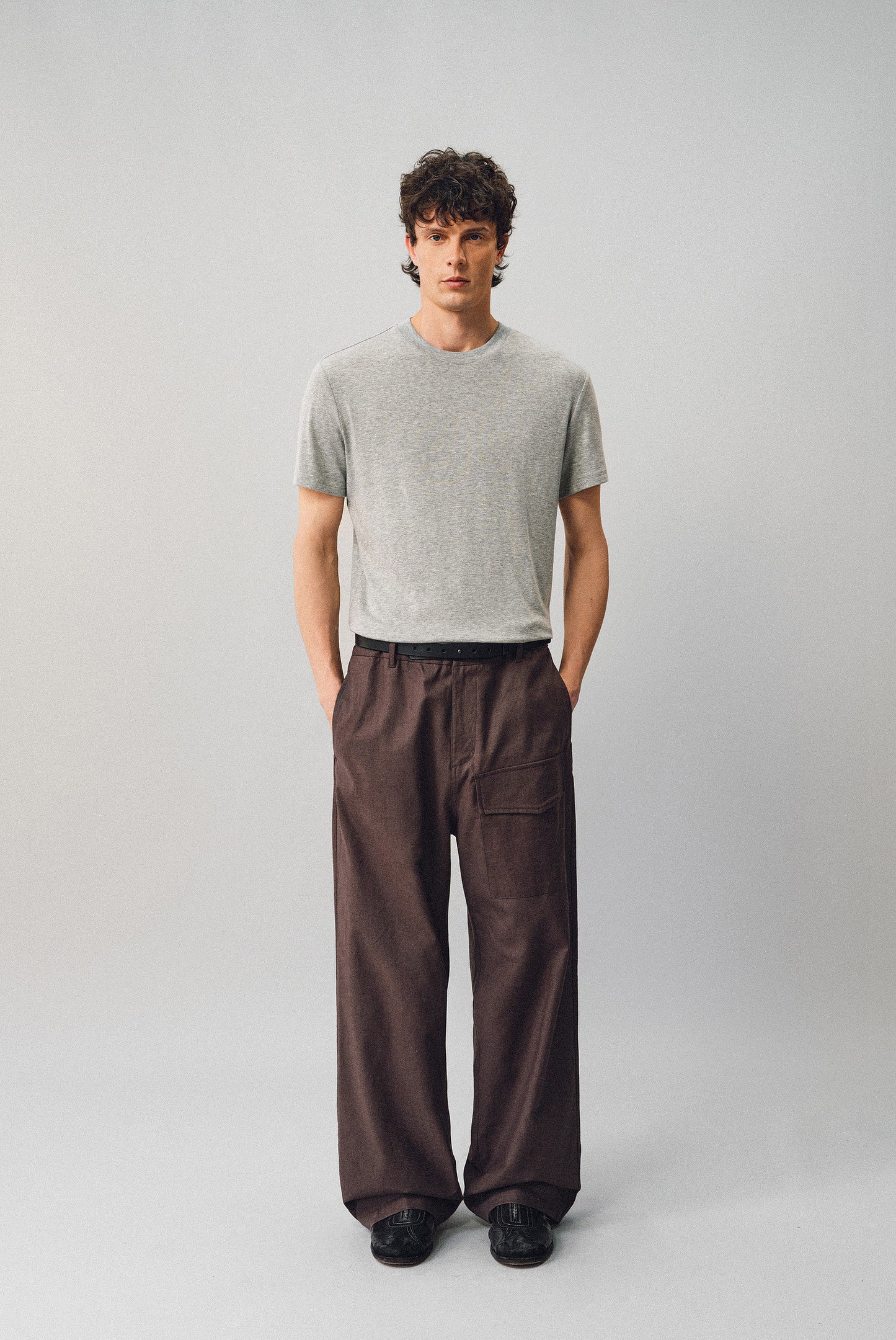 Cream-Touch Wool Round-Neck T-Shirt
