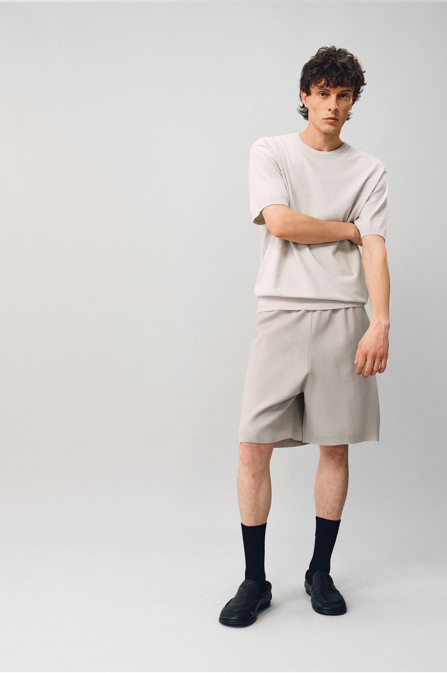 Jacquard Knit Shirt