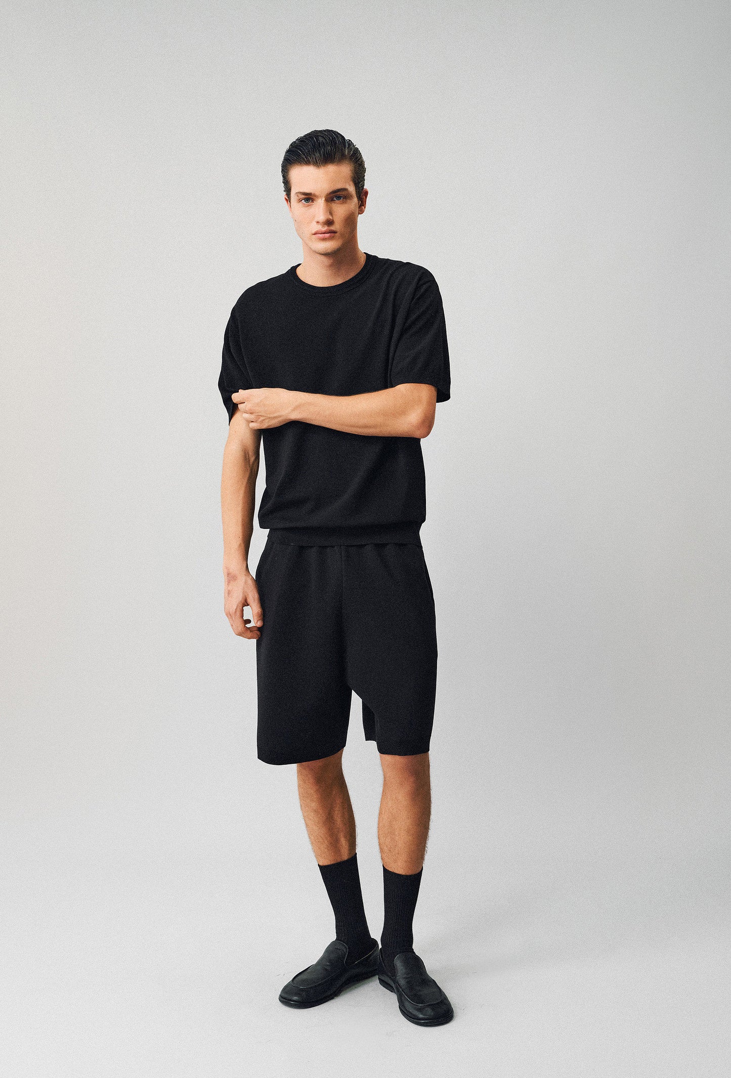 Jacquard Knit Shirt