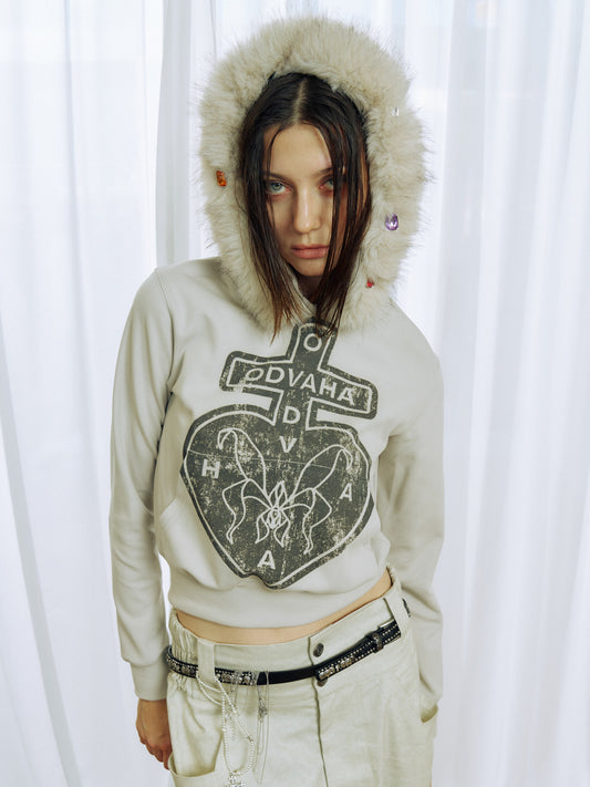 Heart Pullover Sweatshirt