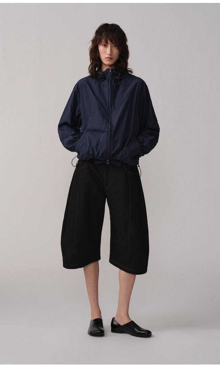 Lightweight, Wind-Resistant Casual Jacket with Hood
