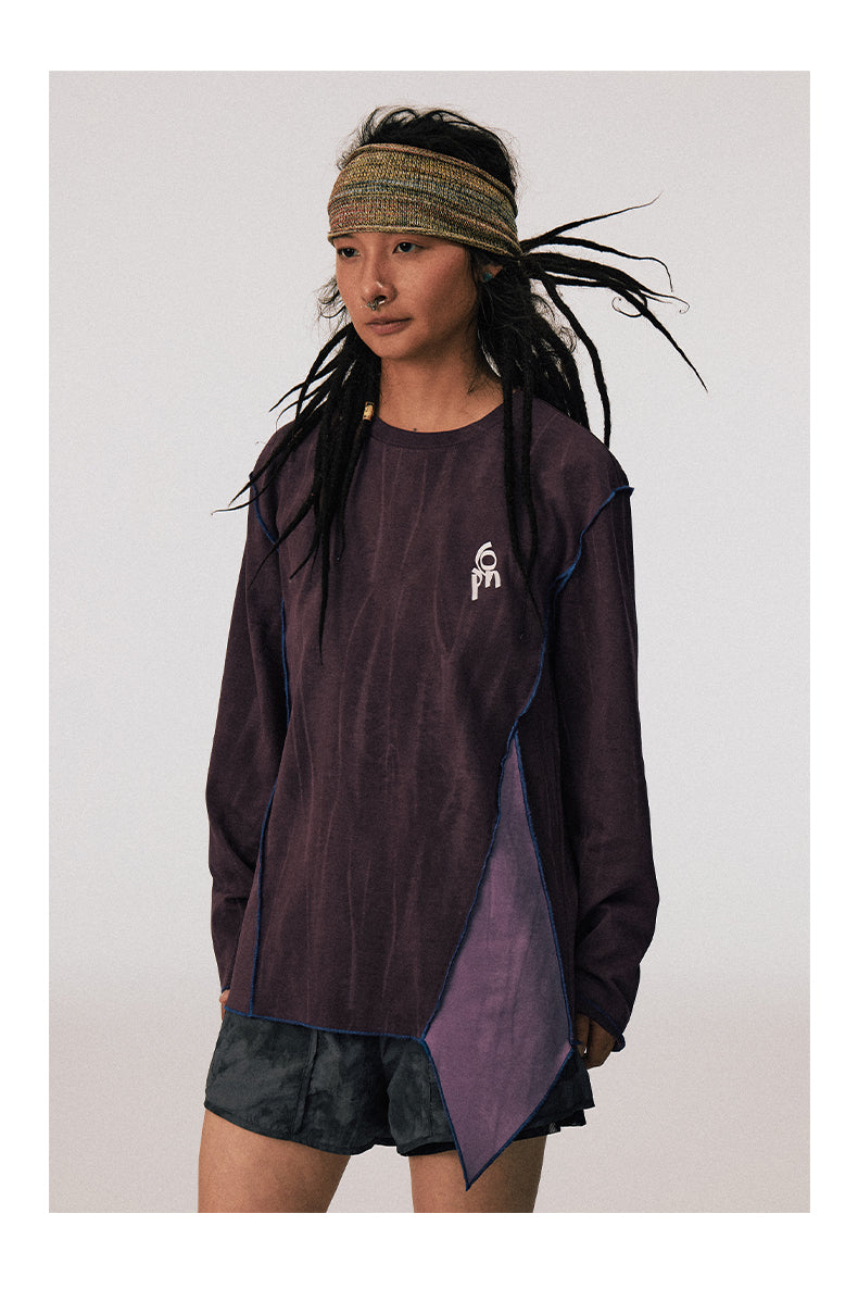 Washed Patchwork T-Shirt