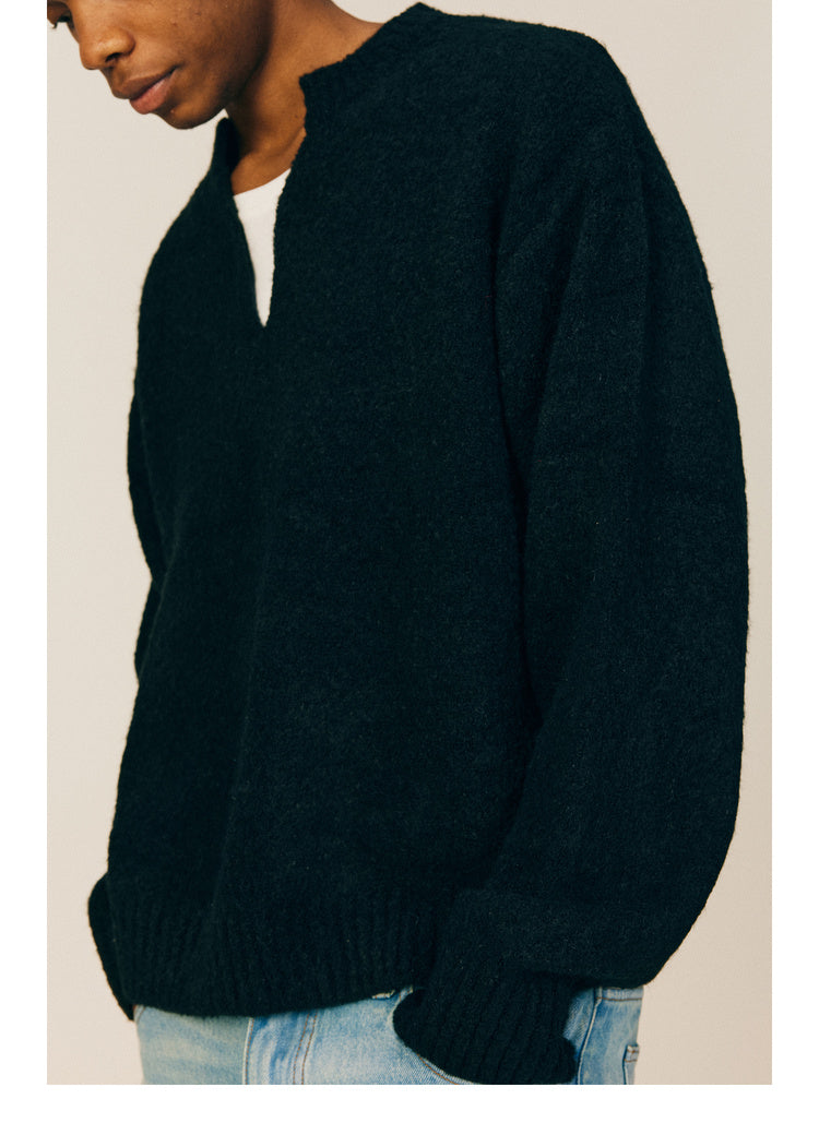 V-Neck Pullover Sweater