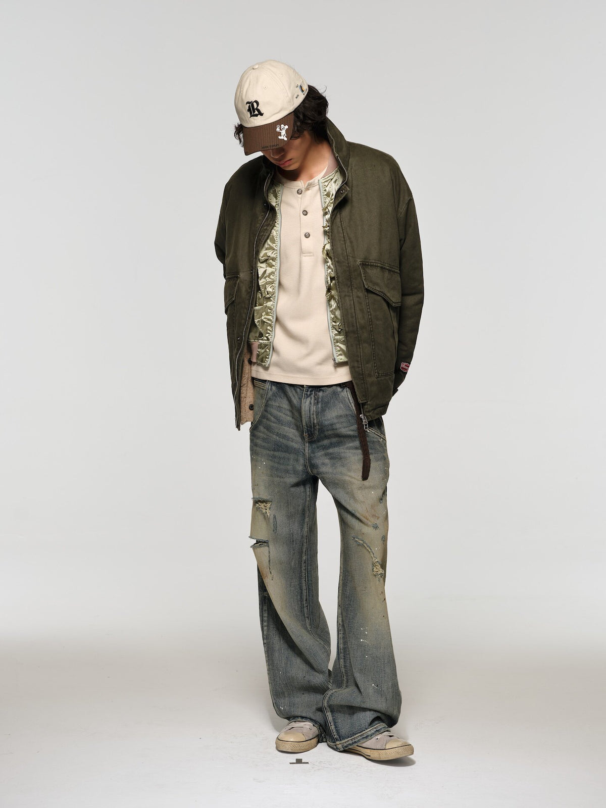 Vintage-Style Battlefield Cotton Jacket