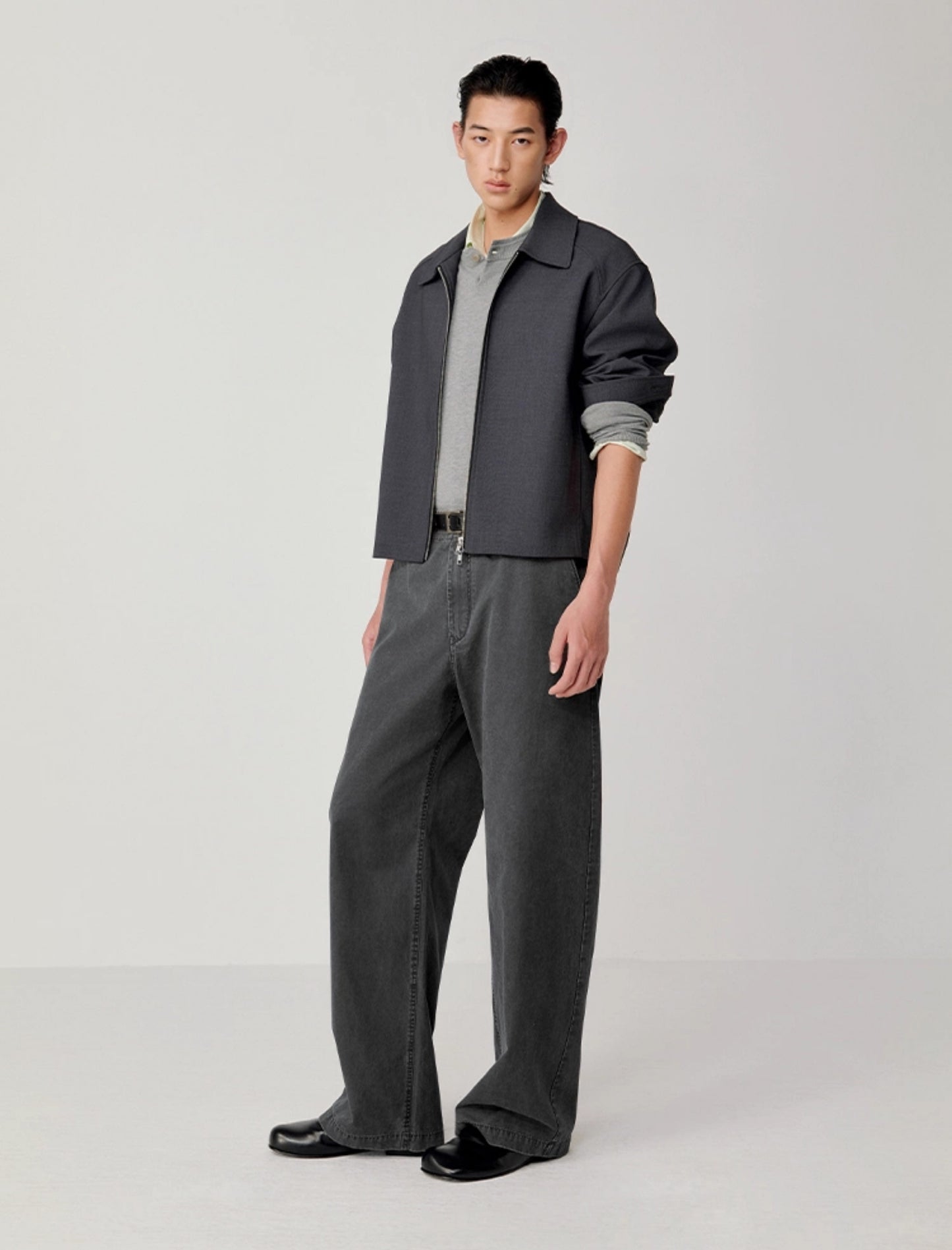 Scythe Sleeve Zipper Jacket