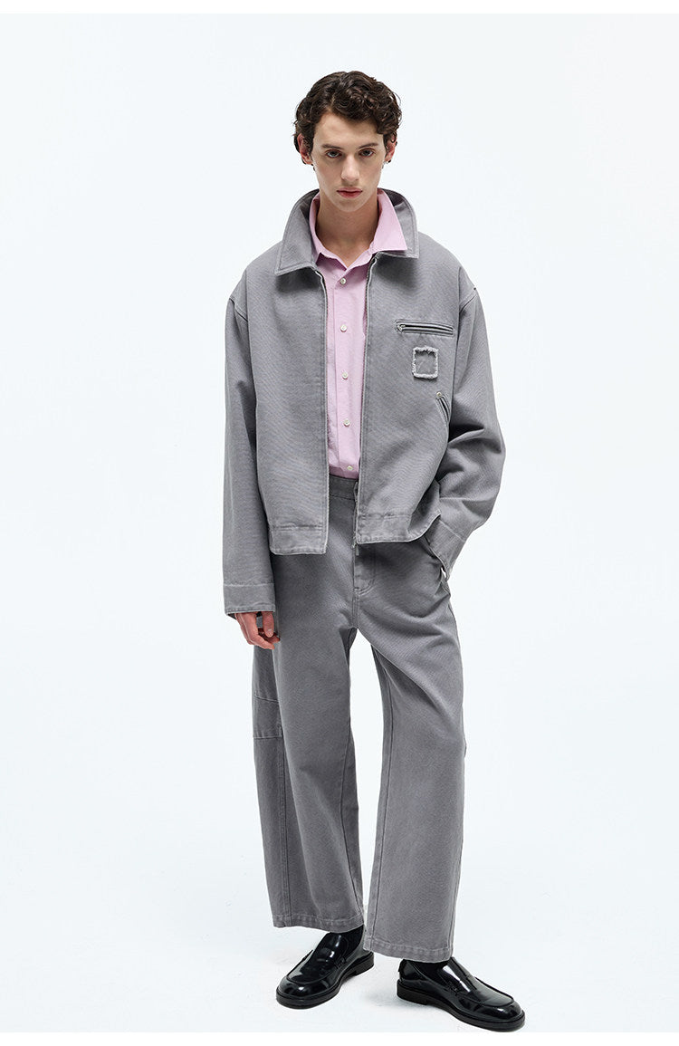 Damage Wash Casual Pants