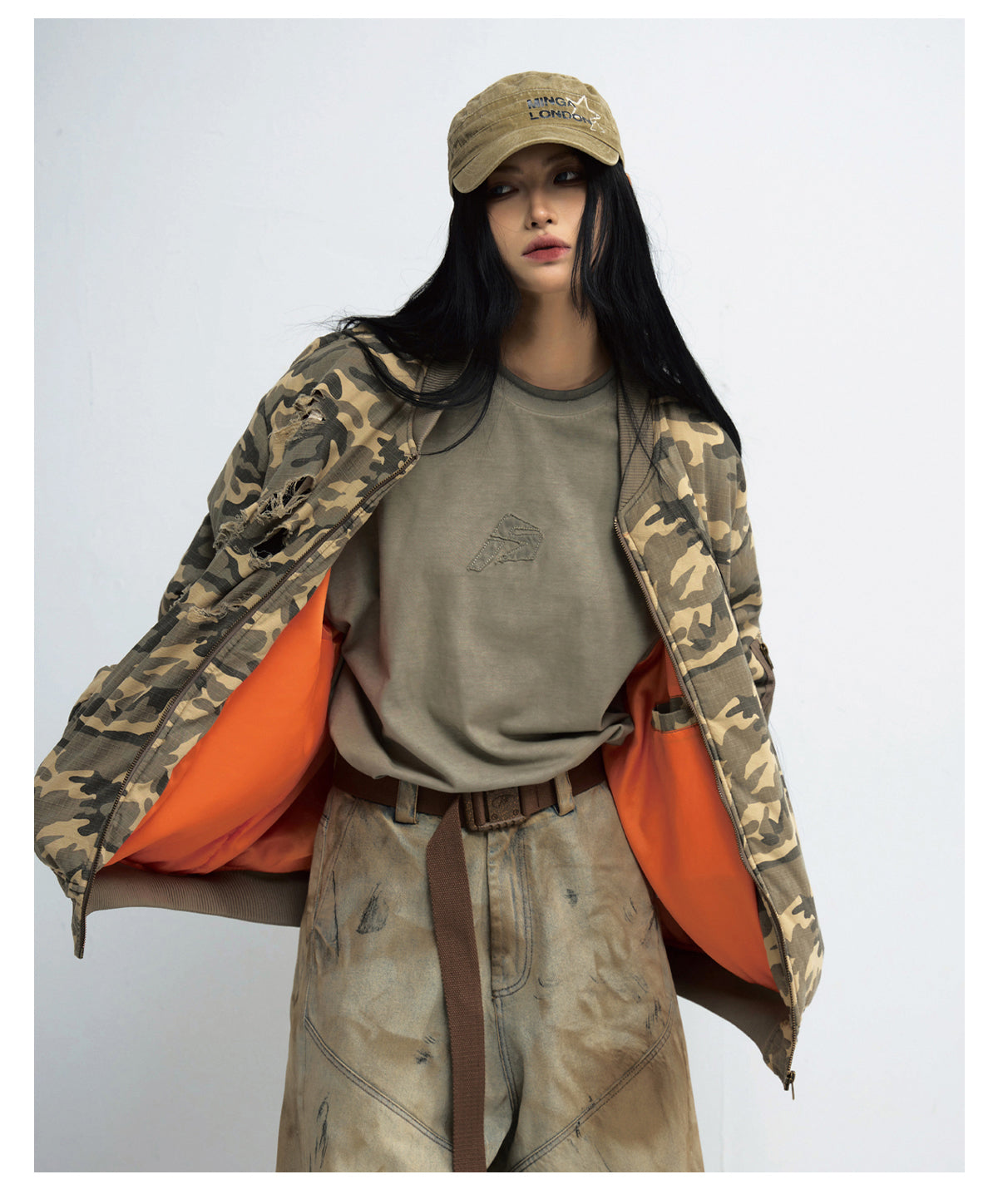 Camouflage thick cotton jacket