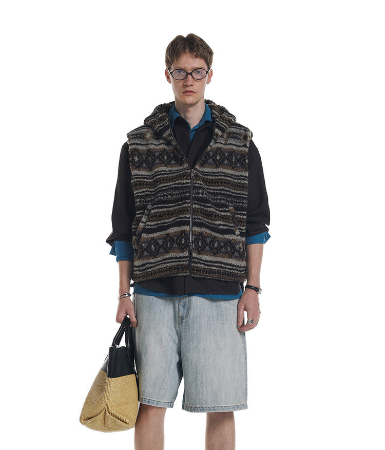 Fleece Hooded Vest