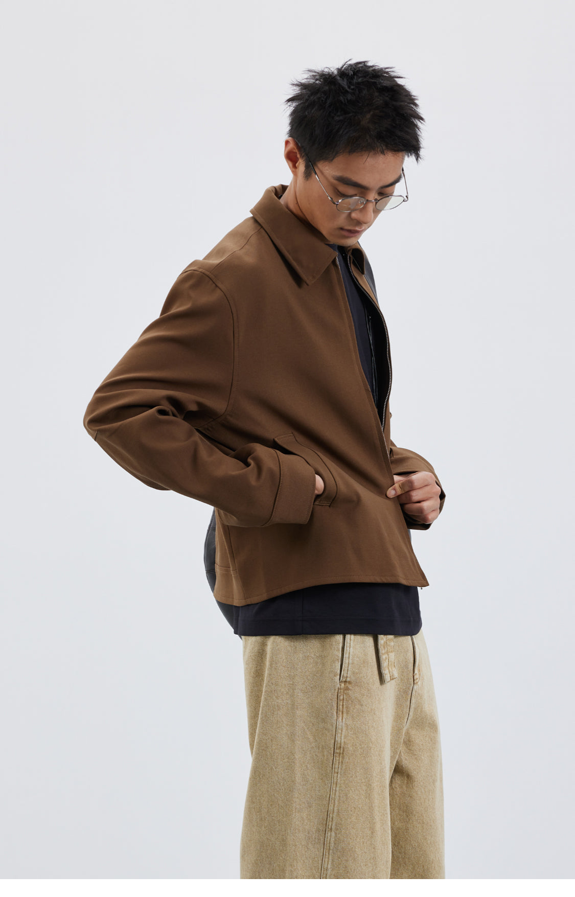 Wool-blend classic jacket