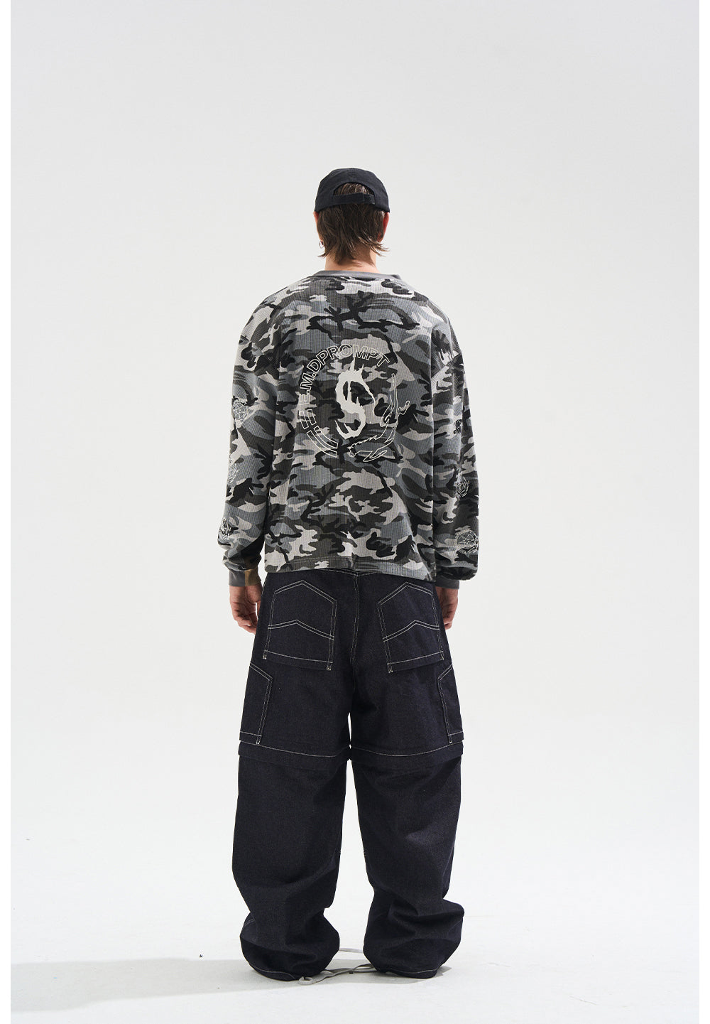 Camouflage print T-shirt