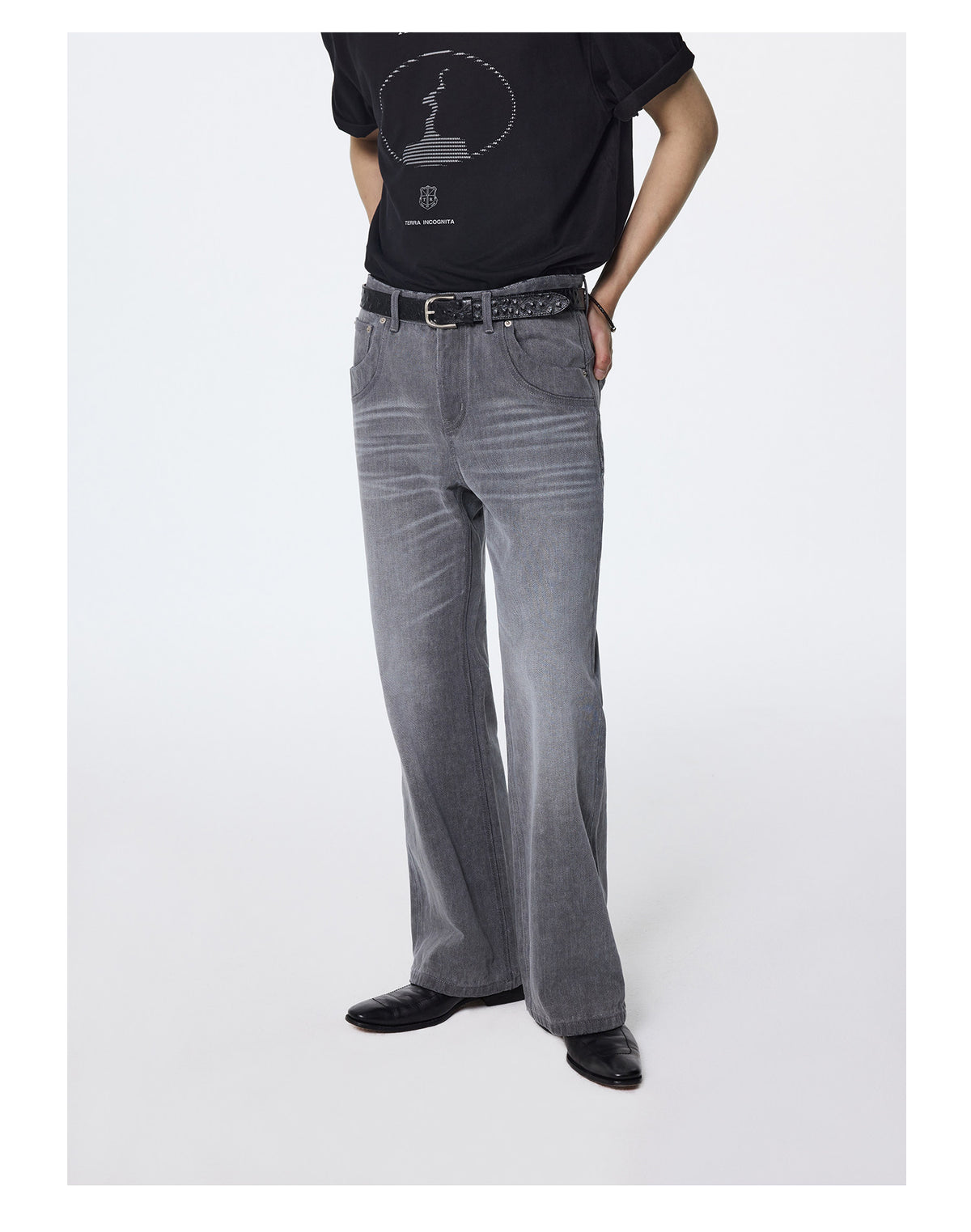 Vintage Water-Wash Slim Jeans