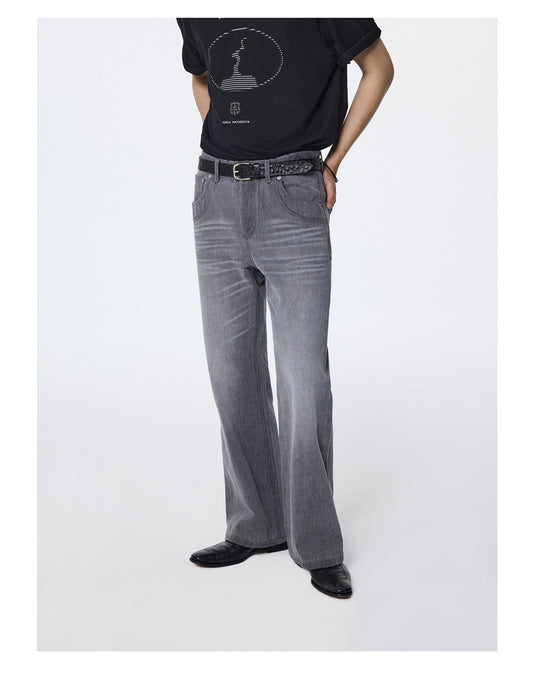Vintage Water-Wash Slim Jeans