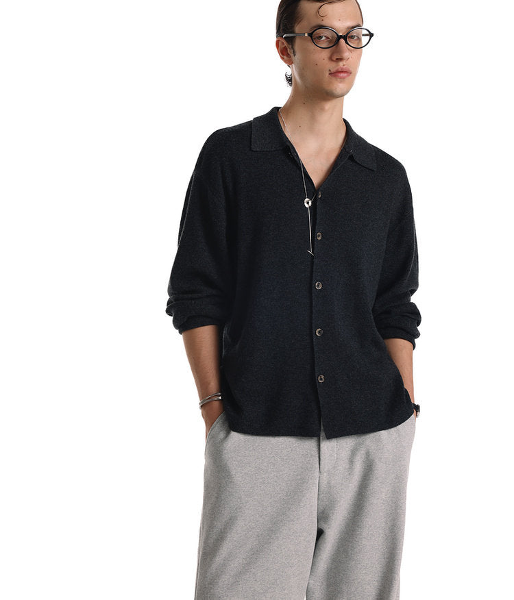 Basic Color Knit Cardigan