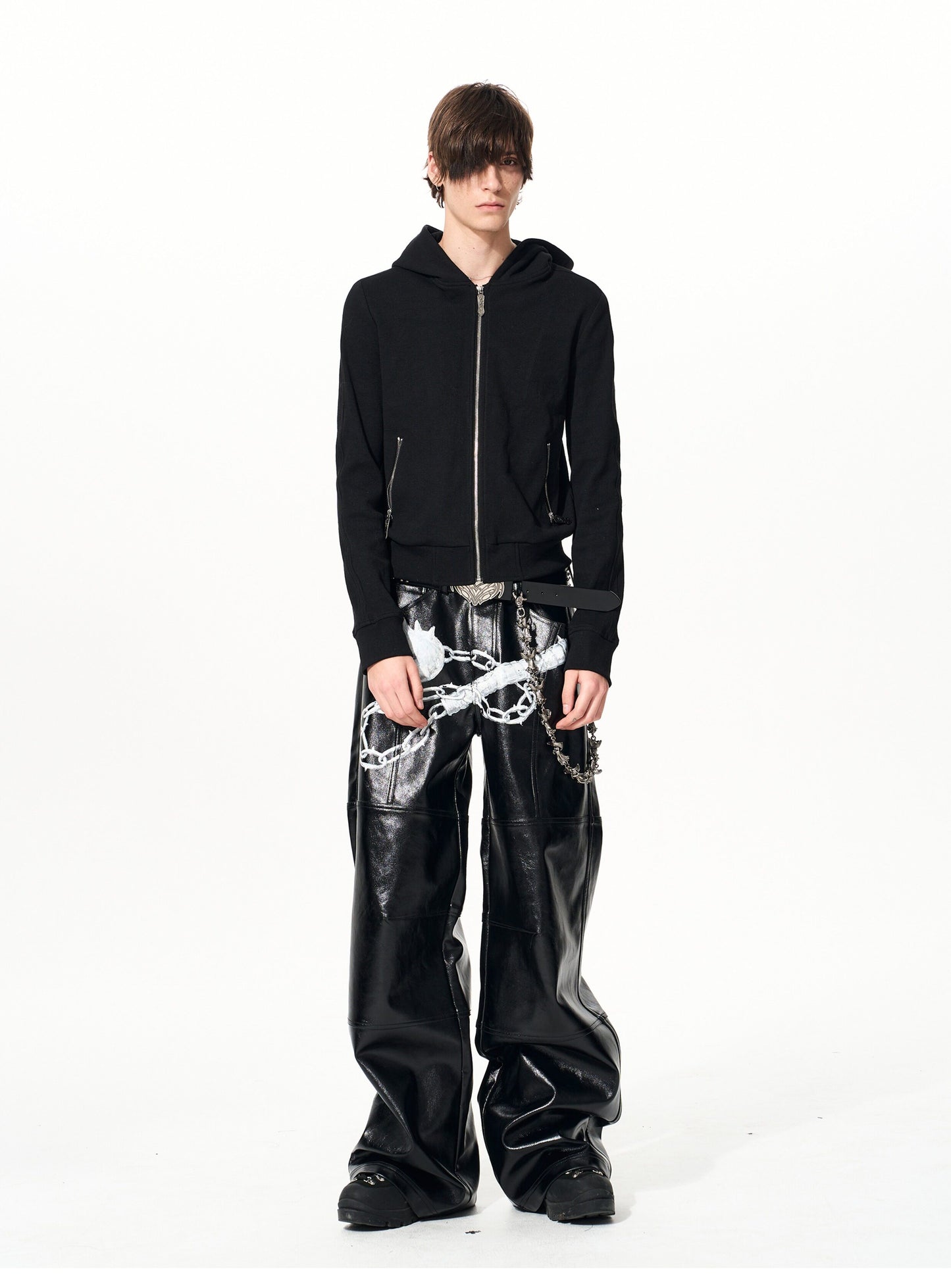 Skull & Cross Zipper Hoodie