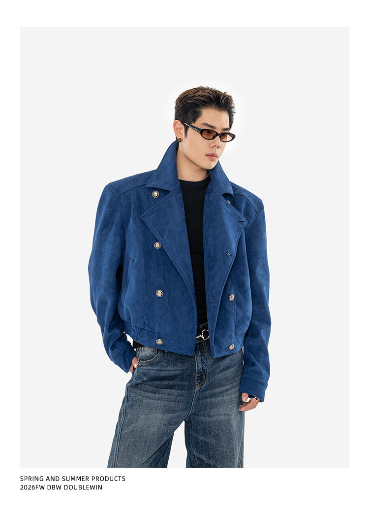 Matte Suede Short Jacket