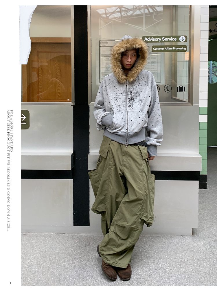 Oversized Wide-Leg Pants