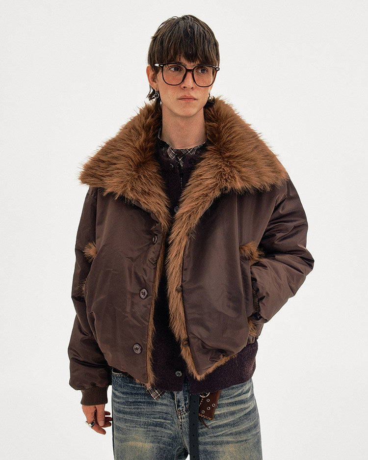 Mountain Carving Cotton Jacket