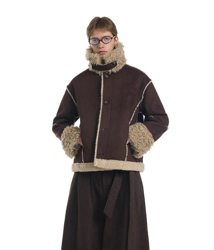 Lambswool Suede Jacket