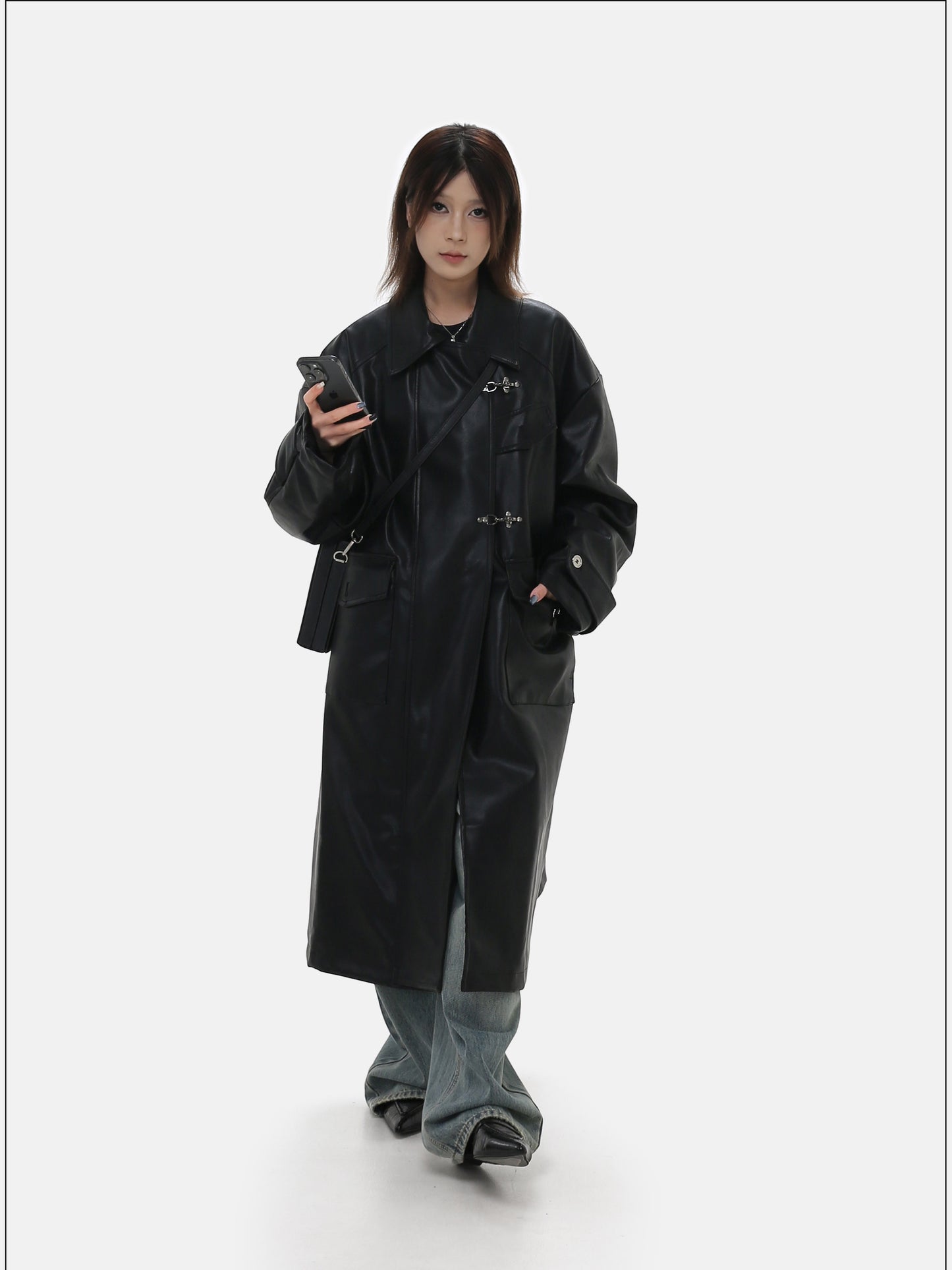 Loose-Fit Thick Long Coat