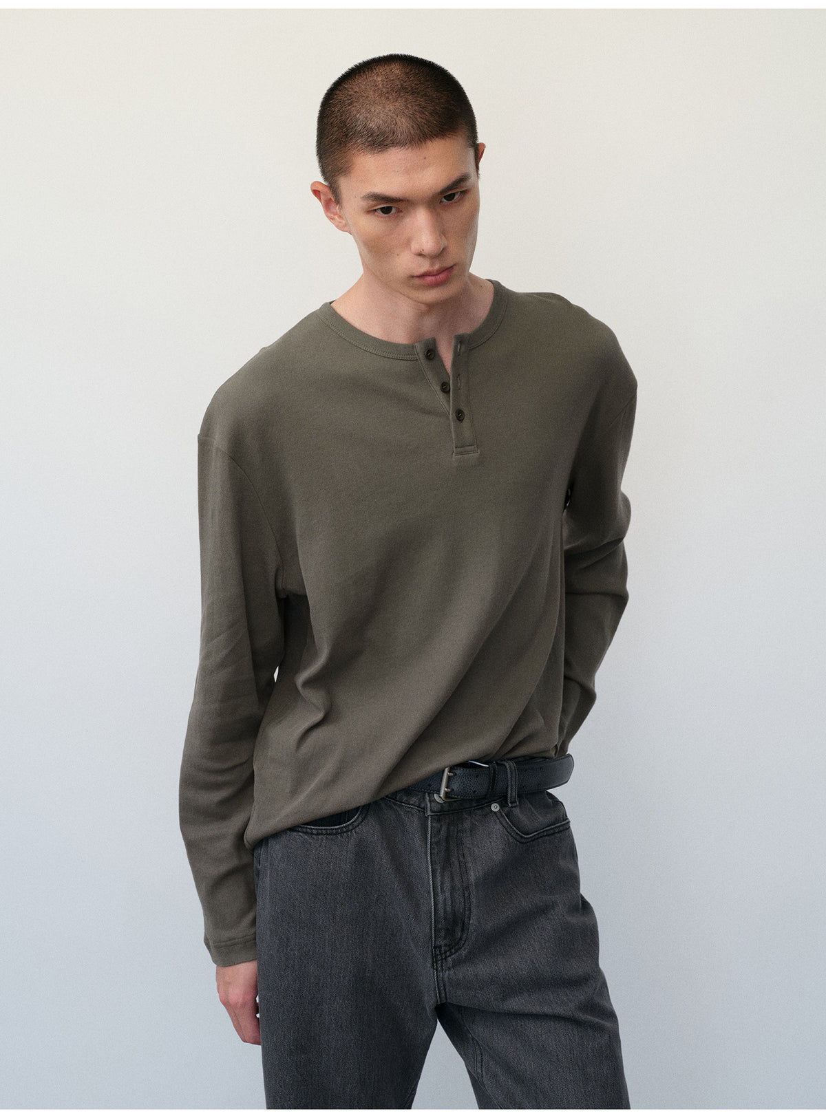 Henry Collar Base Layer T-Shirt
