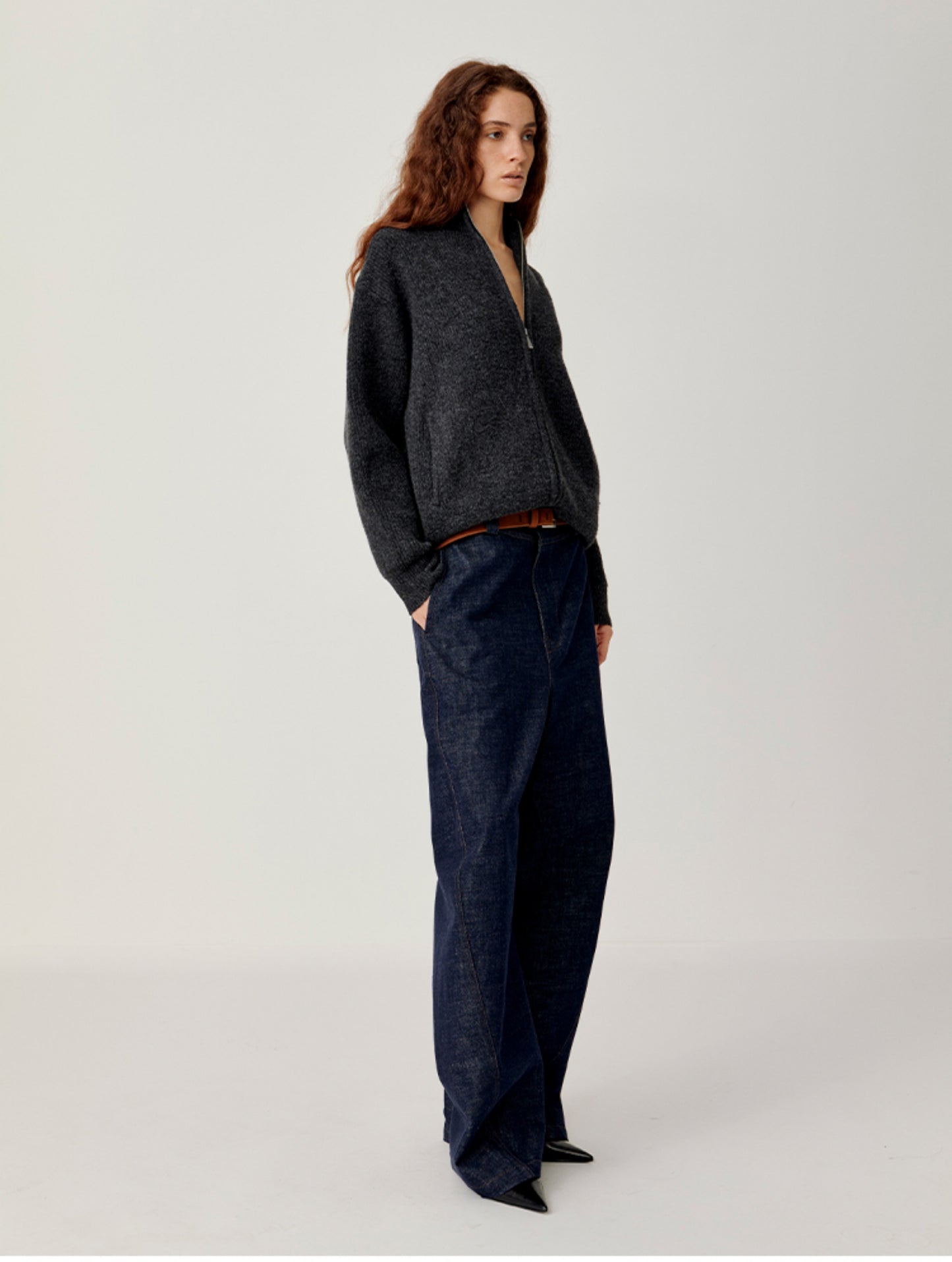 Double Zipper Cardigan