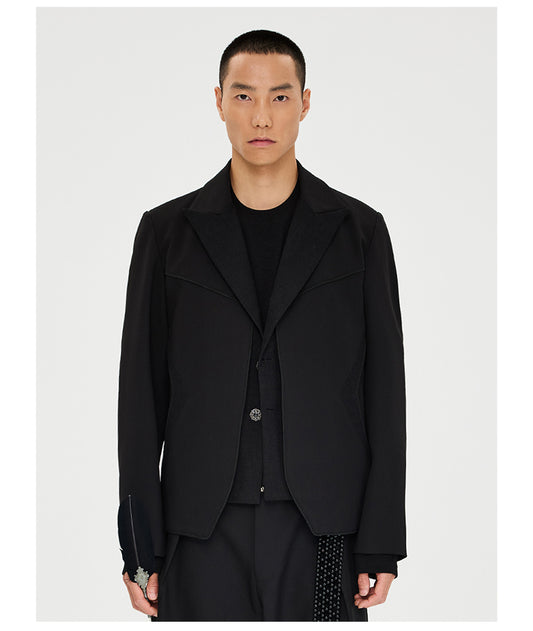 Faux Two-Piece Jacket