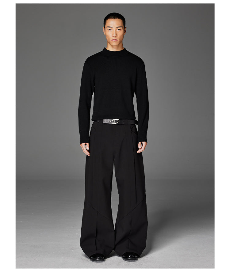 Half-High Collar Sweater