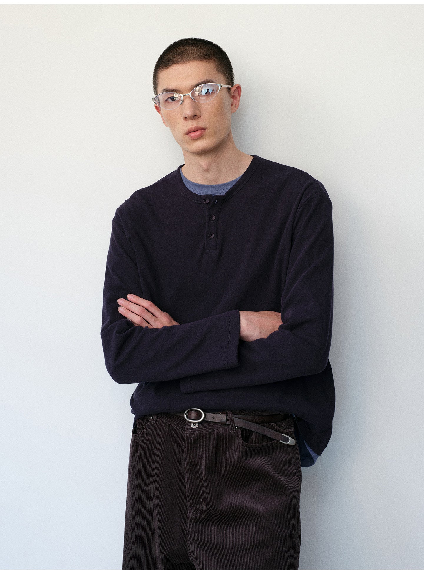 Henry Collar Base Layer T-Shirt