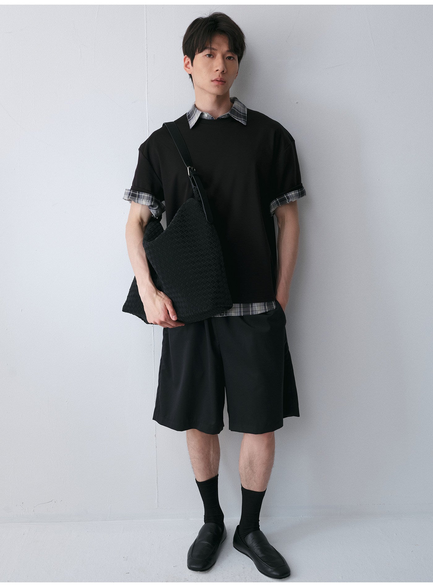 Wool Casual Shorts