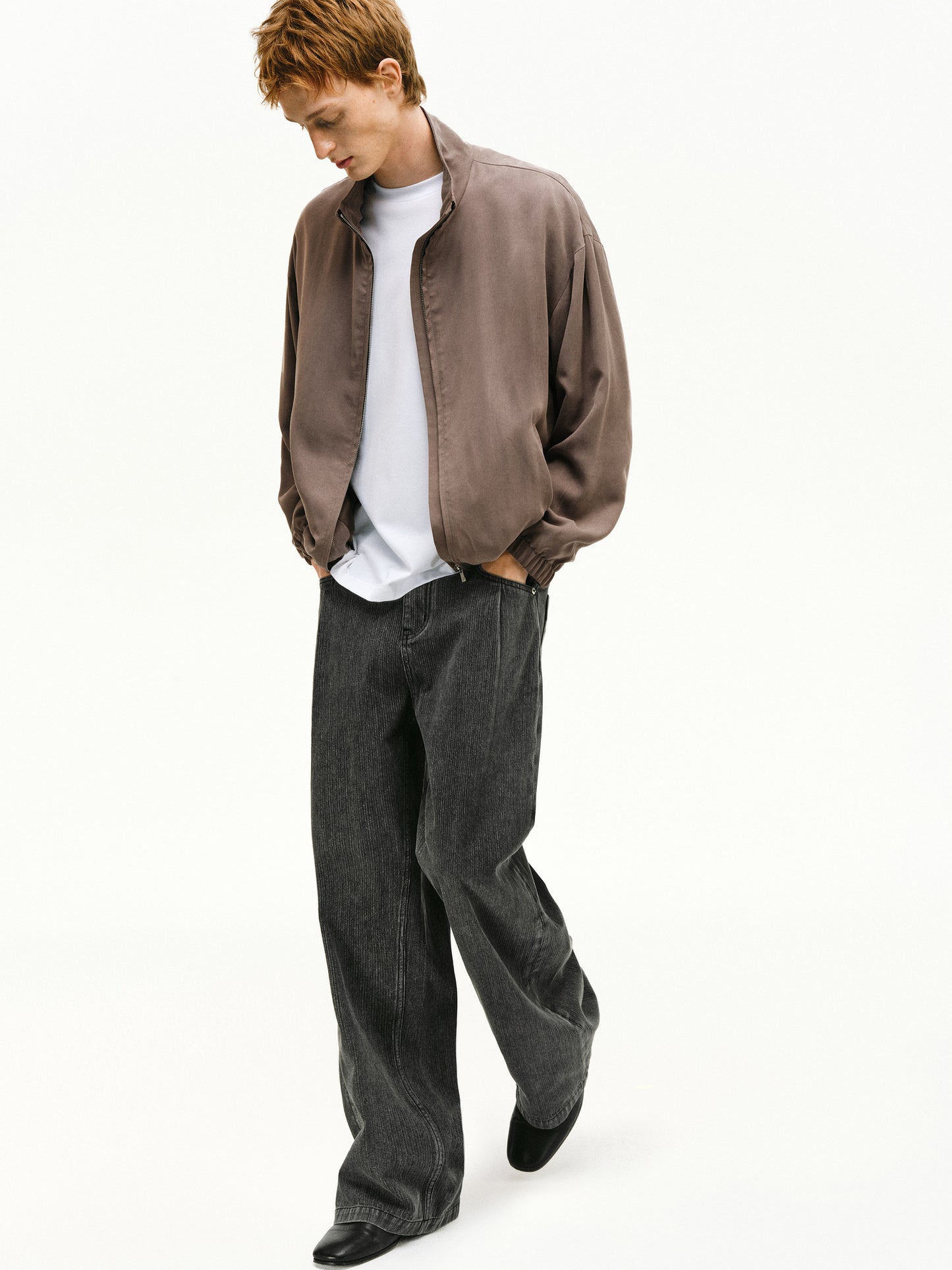 Stand Collar Balloon Jacket