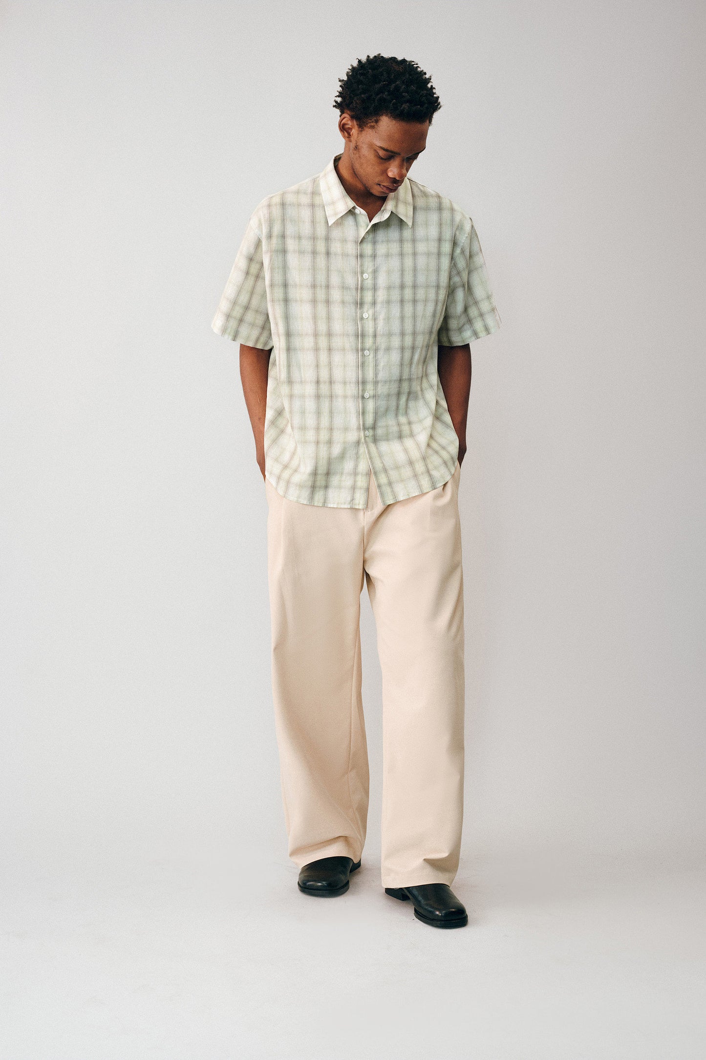 Gradient Check Shirt