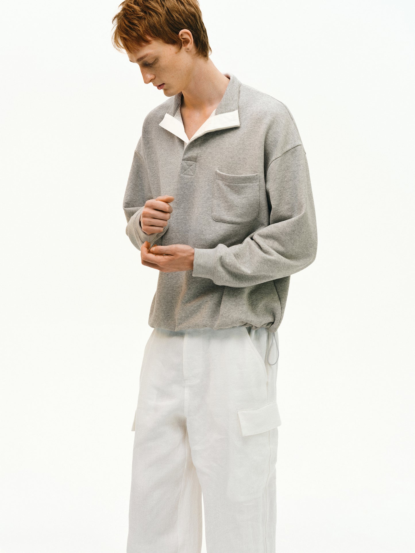 Stand Collar Sweatshirt