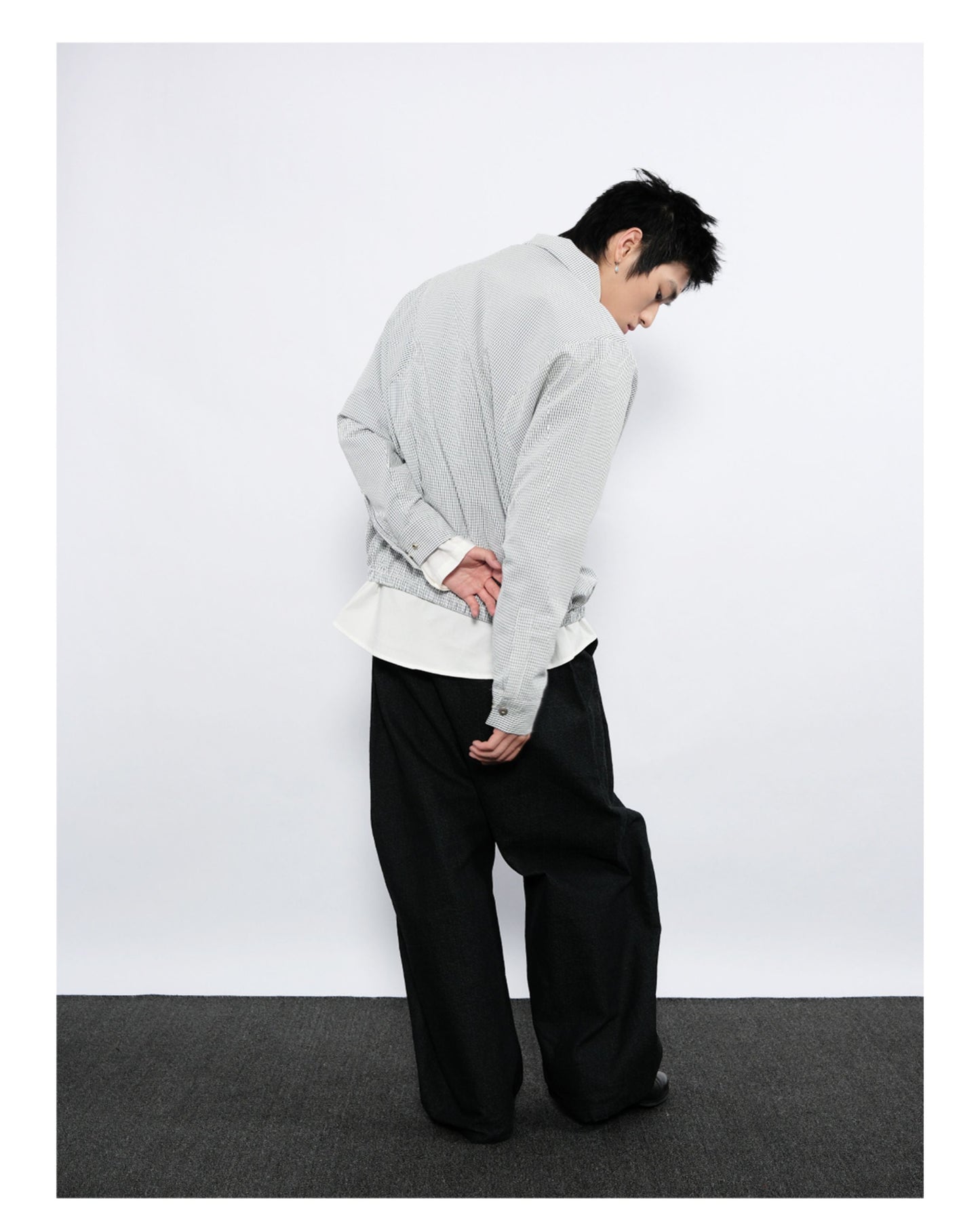 Short Checkered Shirt