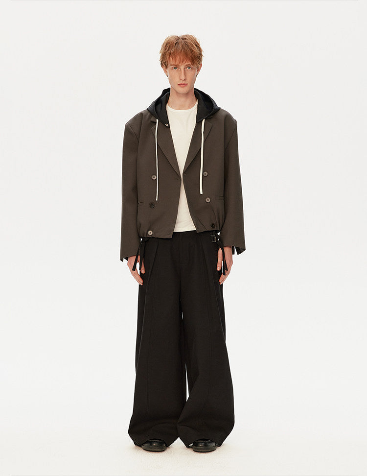 Jacket with detachable hood