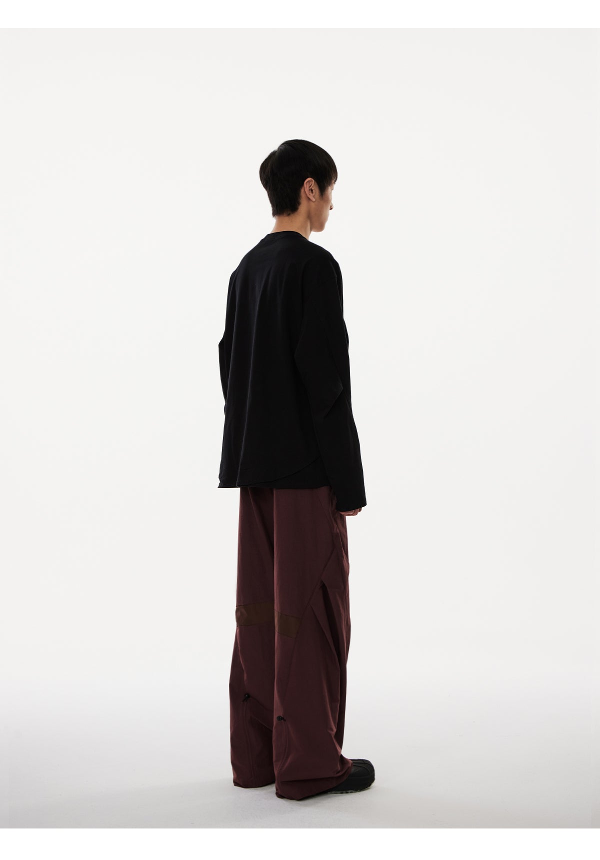 Wide leg casual pants