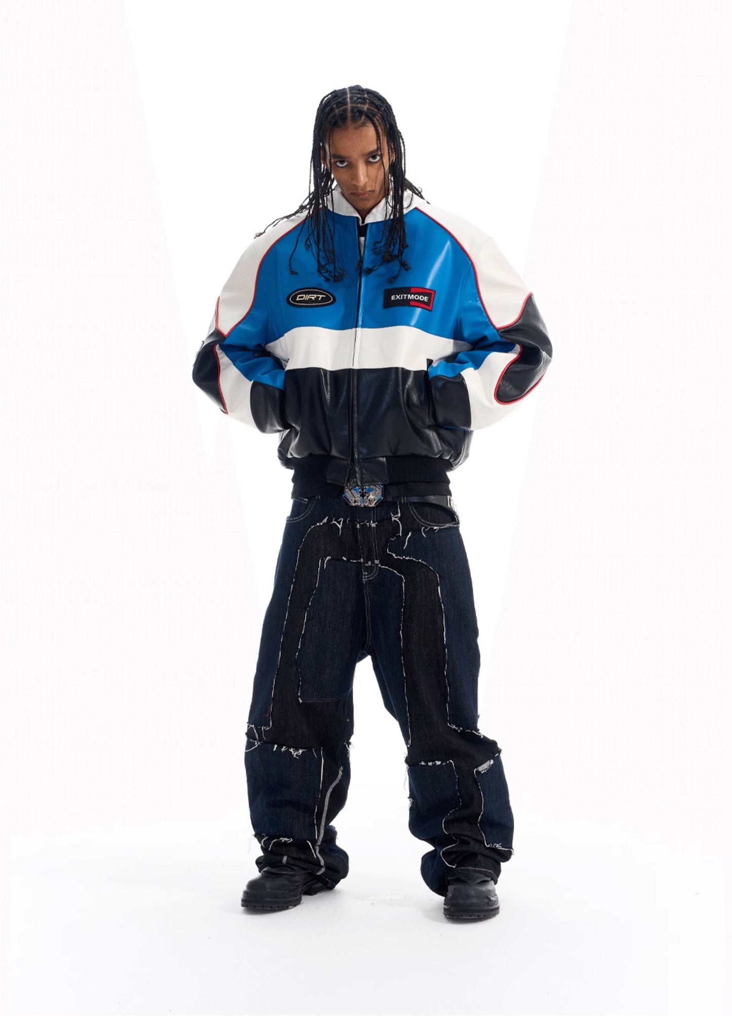 Oversized Leather Jacket