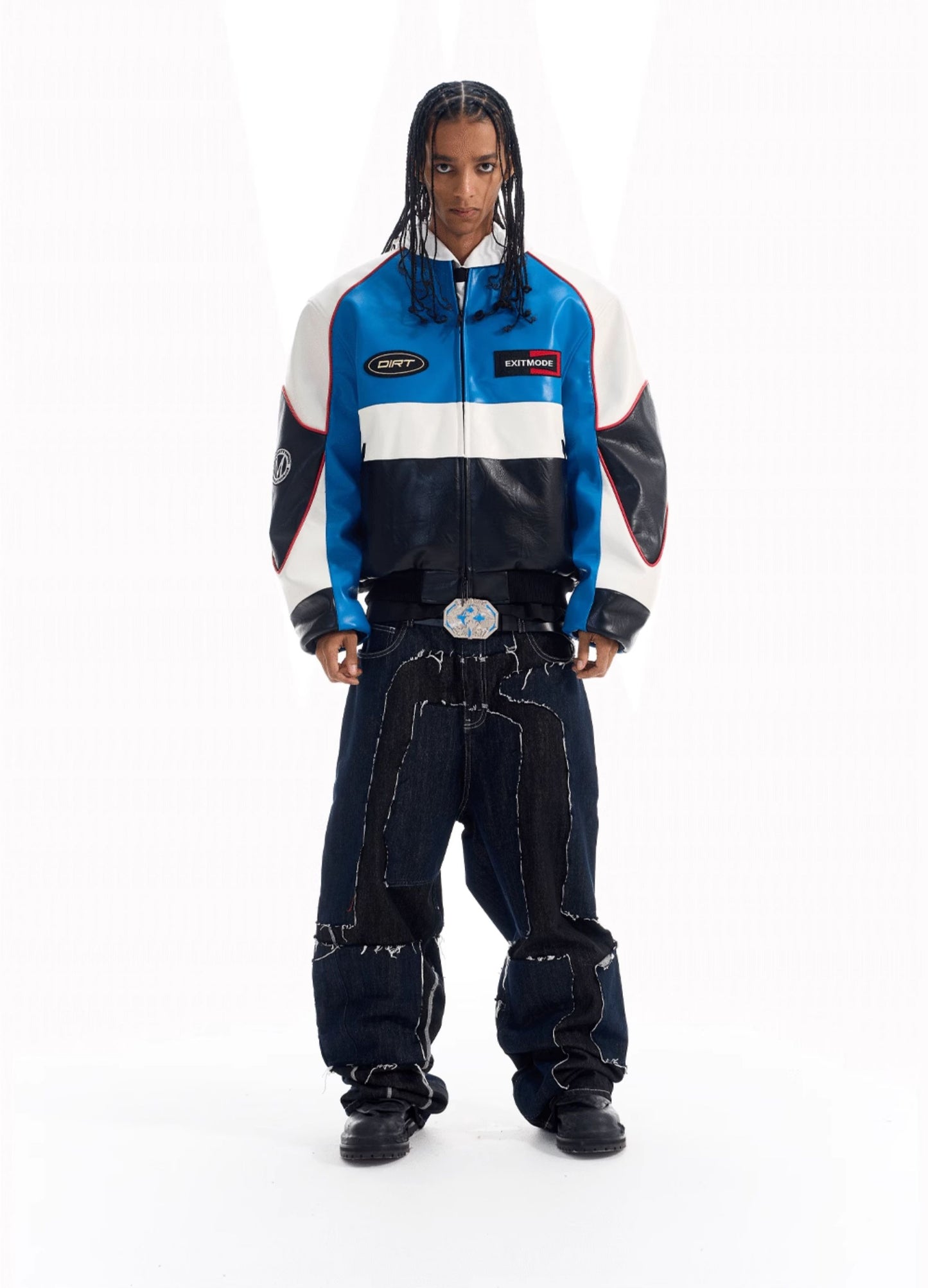 Oversized Leather Jacket