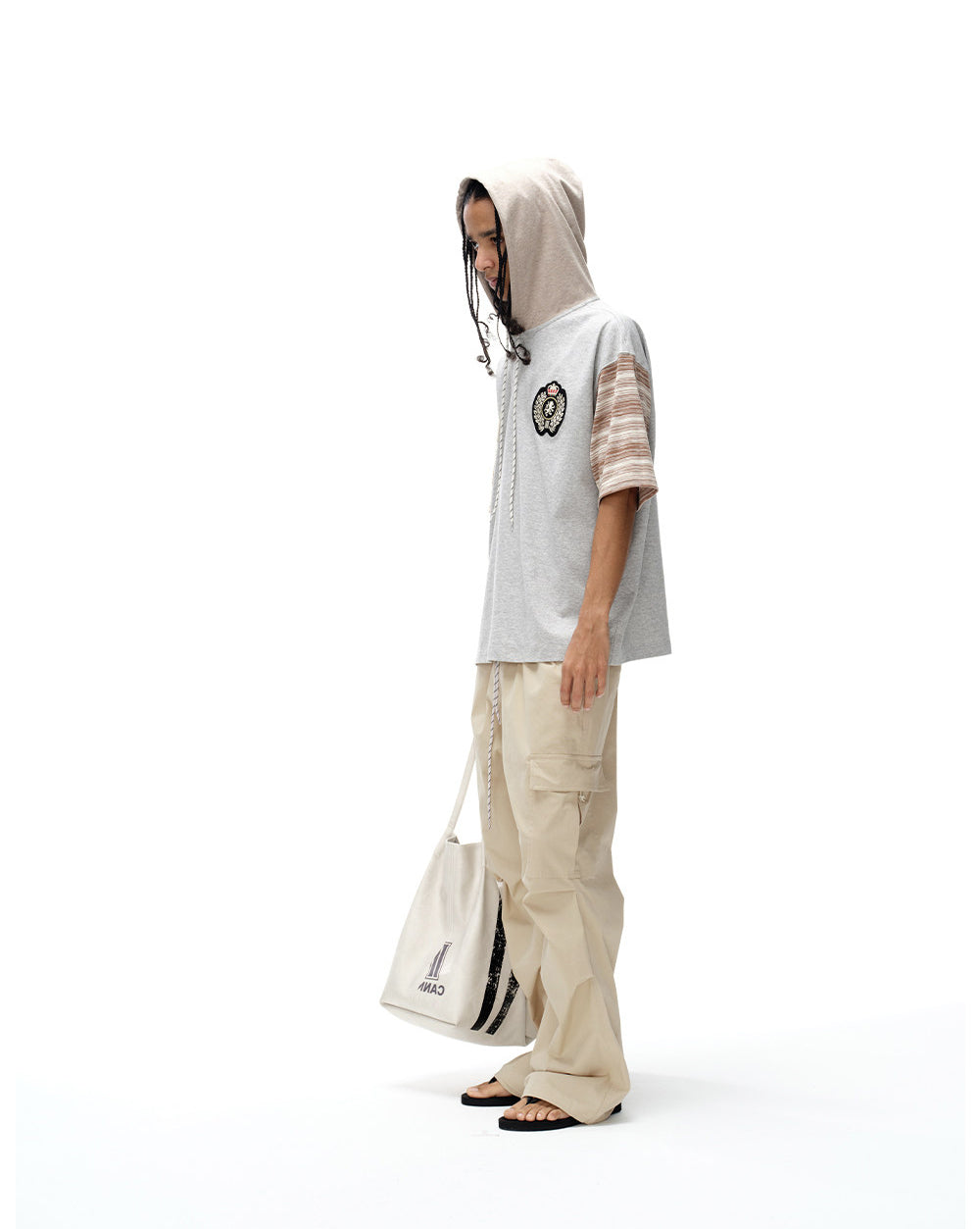 Hooded Embroidered Shirt