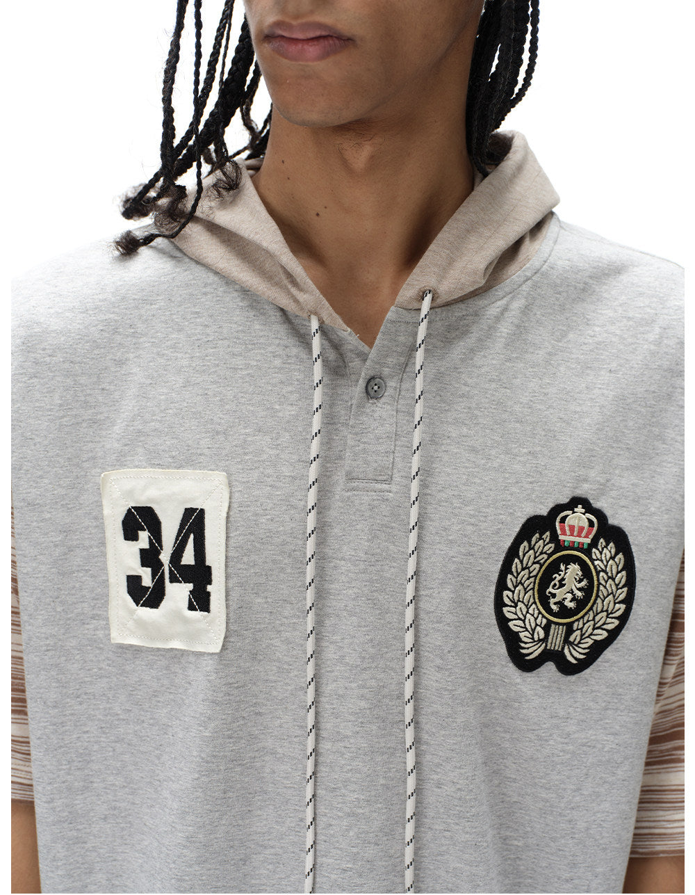 Hooded Embroidered Shirt