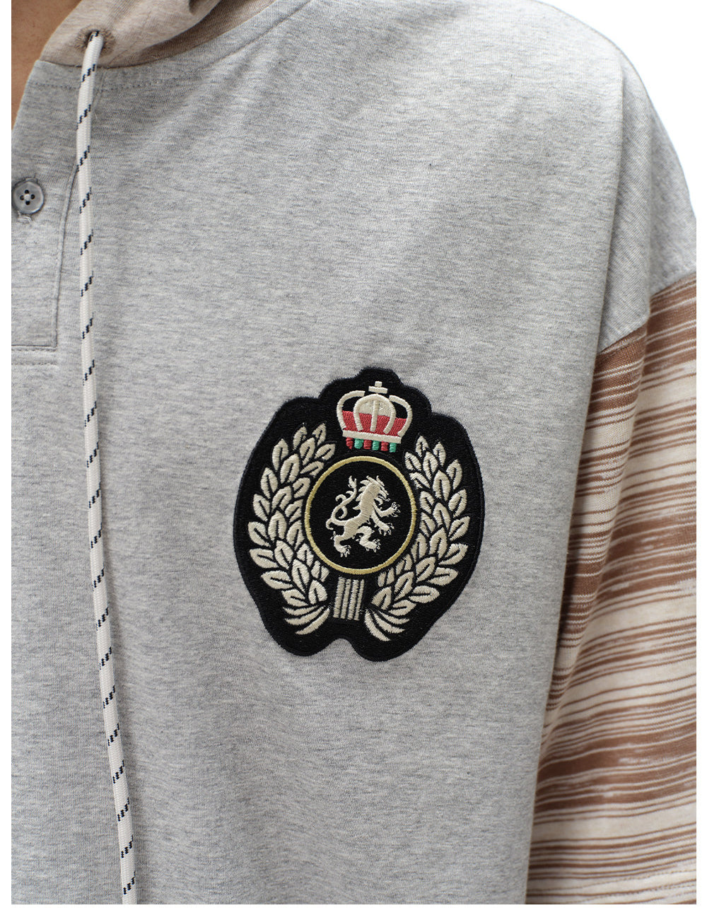 Hooded Embroidered Shirt