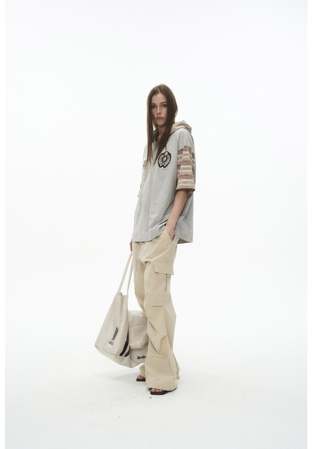 Hooded Embroidered Shirt