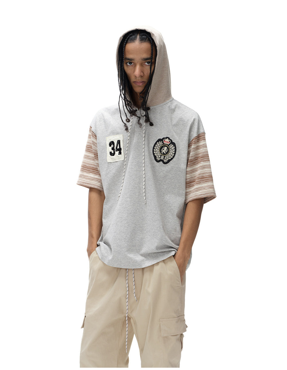 Hooded Embroidered Shirt