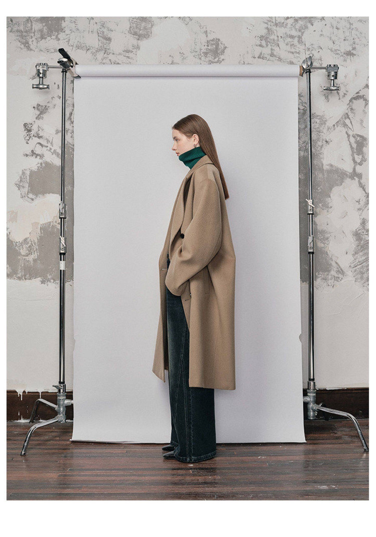 Double-breasted Wool Coat