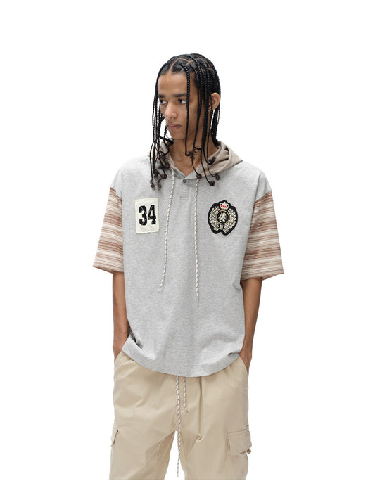Hooded Embroidered Shirt